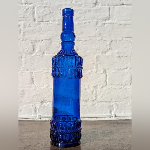 Other - Vintage Colbalt Blue Glass Bottle